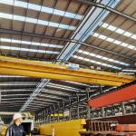 Good Standard Electric Trolley Double Girder Overhead Crane For Sale