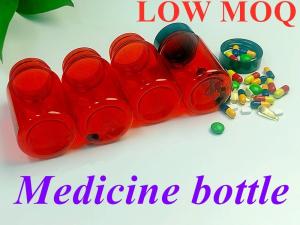 Wholesale CRC Hdpe Capsule Bottle Red PET Plastic Bottles For Capsules from china suppliers