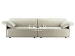 Italy Fashion Design Genuine Leather Corner Sofa Set