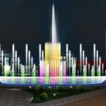 ice tree music dancing fountain