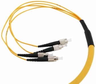 2mm Duplex Optical Fiber Pigtail FC UPC Single Mode G652D