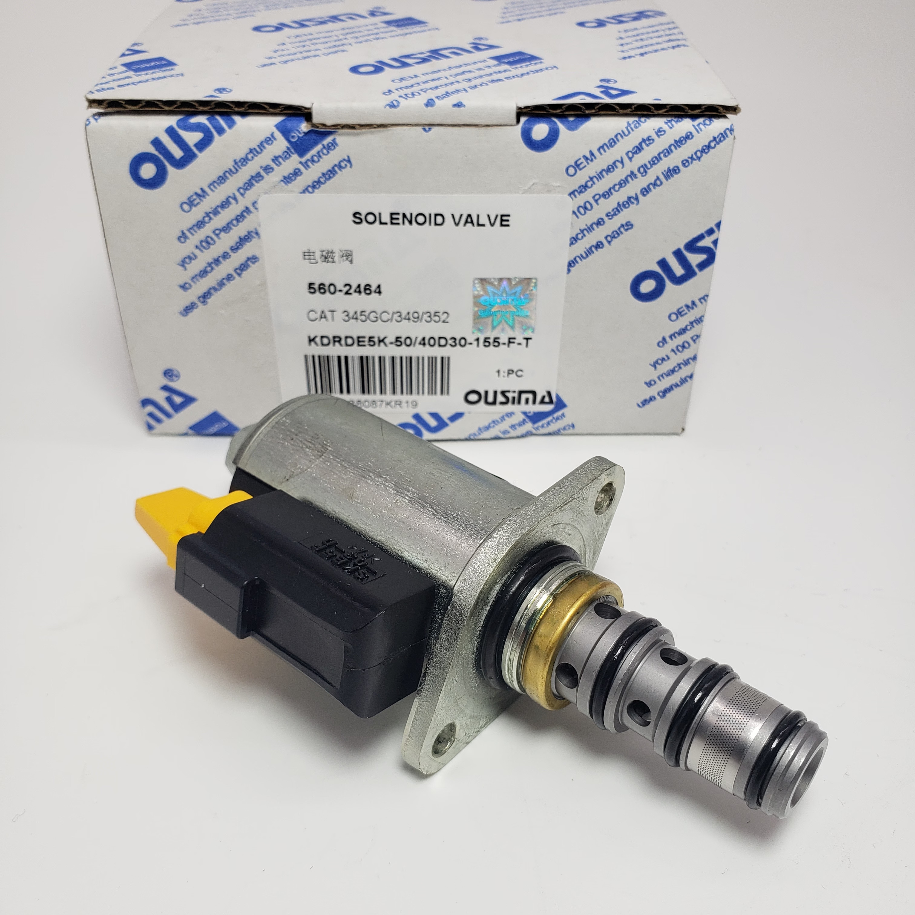 560-2464 Solenoid Valve KDRDE5K-50 40D30-155-F-T For E345GC E395