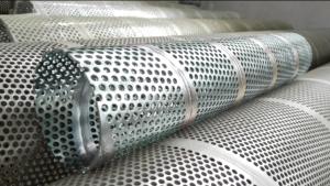 Wholesale air center core 316 stainless steel spiral welded 304 perforated water filter elements filter frames 304 metal pipes from china suppliers