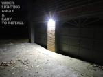 Warm White 5.5V 136 Led Outdoor Light 15w Ip66 For Porch Garden Driveway