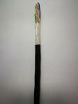 Fire Resistant Twisted Pair Copper Cable Category 6a With FR-PVC Jacket