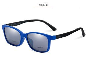 Wholesale Blue Brown Clip On Eyeglasses Optical Frames Women Men Ultra Lightweight from china suppliers