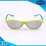 Real D Plastic 3D Glasses For Adults Blue Orange Yellow Movie Theater Glasses