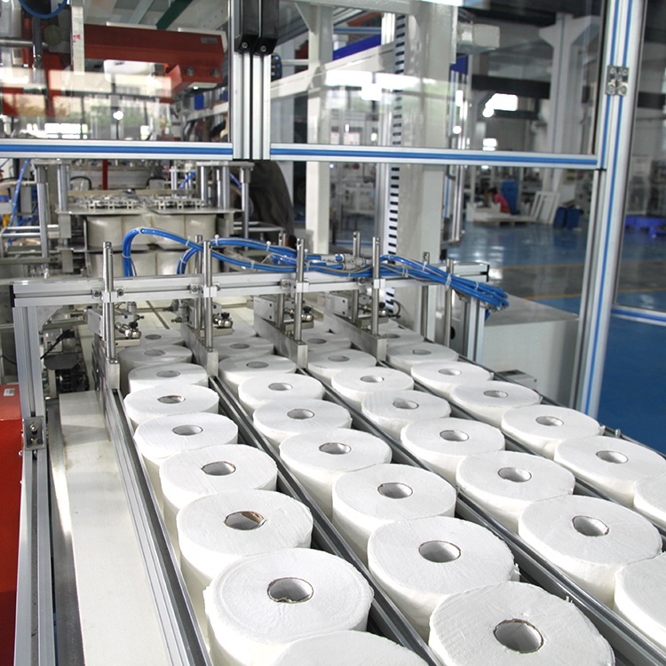 4 To 48 Rolls CPP PLC Toilet Paper Packing Machine 14KW ZODE