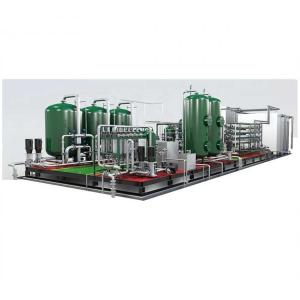 Wholesale Offshore RO Seawater Desalination Machine Ro Plant Containerized 105kw PLC Seawater Desalination Plants from china suppliers