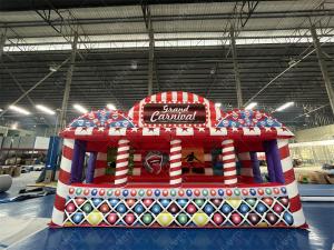 Wholesale Sports 3 Game Carnival Game Booth 4 In 1 Combos Inflatable Grand Carnival Game Tent from china suppliers