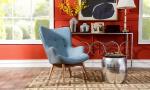 Decorative Armchairs Leisure Lounge Bear Chair Leather Contour Chair and Ottoman