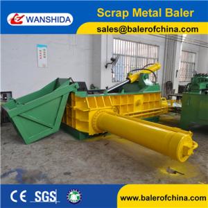 Wholesale Scrap metal baler diesel drive with hopper from china suppliers