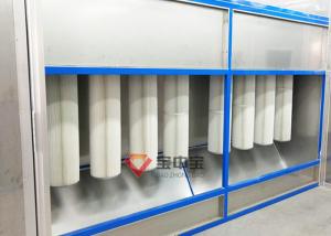 China Power Collection Booth In Powder Coating Line Manual Paint Room on sale