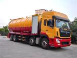 Dongfeng Jetting Sewage Vacuum Suction Truck With 420HP Deputy Diesel Engine