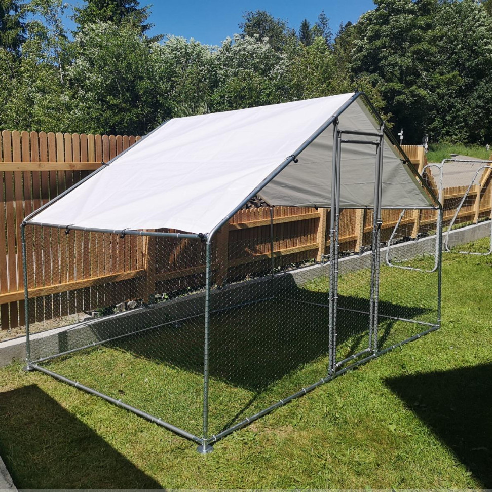UV Protect PE Cover 2x3x2m Chicken Run Kennel