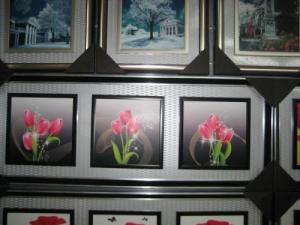 Semi Finished Acrylic Block Picture Frames , Acrylic Gallery Frames For Table Tops