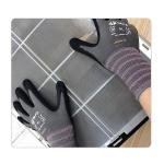 Cleaning Grey Nylon Liner Ladies Nitrile Work Gloves