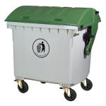 1100L outdoor garbage industrial dustbin big waste container