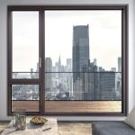 35dB Sound Insulation Coefficient Aluminum Casement Glass Windows for Villa
