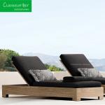 Customized Color Teakwood Frame Wooden Villa Leisure Hotel Garden Swimming Pool