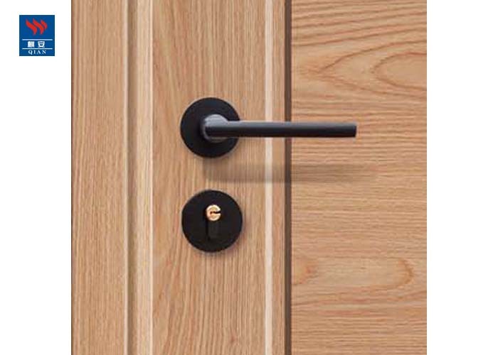 Waterproof Eco-Friendly Wood Plastic Panel Modern Bathroom Design Interior WPC Doors