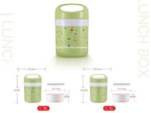 Wholesale 1.9L Kids Food Flask Stainless Steel Lunch Box Vacuum Insulated Soup Pot Jar With Flowers Pattern from china suppliers