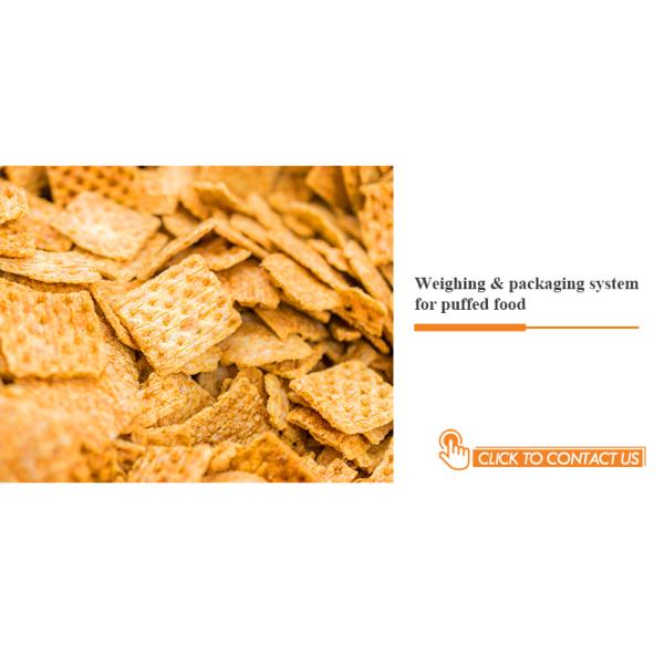 Automatic Cassava Chips Packing Machine 60-100BPM 10g-300g