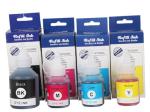 Universal 100ml Color Refill Ink , Brother Recharge Ink Cartridges DCP - T300
