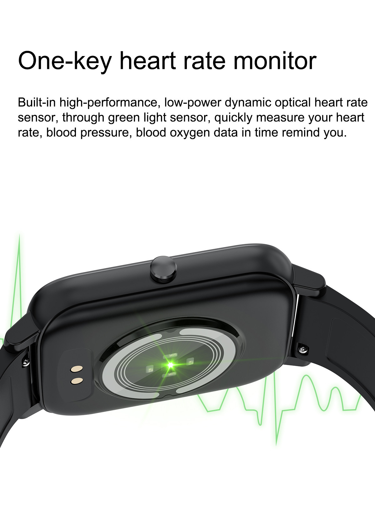 Touch Screen Wristwatch 1.69inch Fitness Tracker Smart Watch