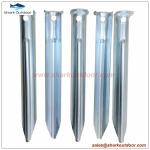 V shaped steel tent peg tent stake 15cm