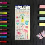 Cool Mint Flavor Scent Stickers Manual Account Pressure Sensitive Sticker