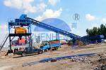 HZS90 High Performance Electric Stationary Concrete Plant, Concrete Production