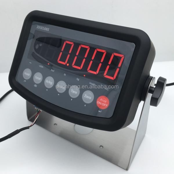 Material Multi-function Weighing 1t Digital Electrical Floor Scale with Optional Platform Size and 40mm Digit Height