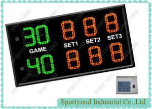 Wholesale Wireless Electronic Tennis Scoreboard Red And Green , Aluminum Housing from china suppliers