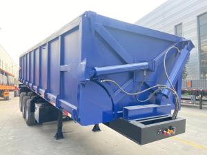 Wholesale ABS Anti-lock Braking System Customized 3 Axle Trailer Dump Truck Safe Rear Dump Trailer from china suppliers