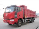 Used Dump Trucks 6×4 Drive Mode Flat Cabin EURO II Emission Standard 6 Cylinders