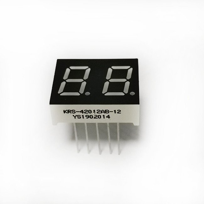 2 Number 0.36" 7 Segment LED Digital Display White Color Module