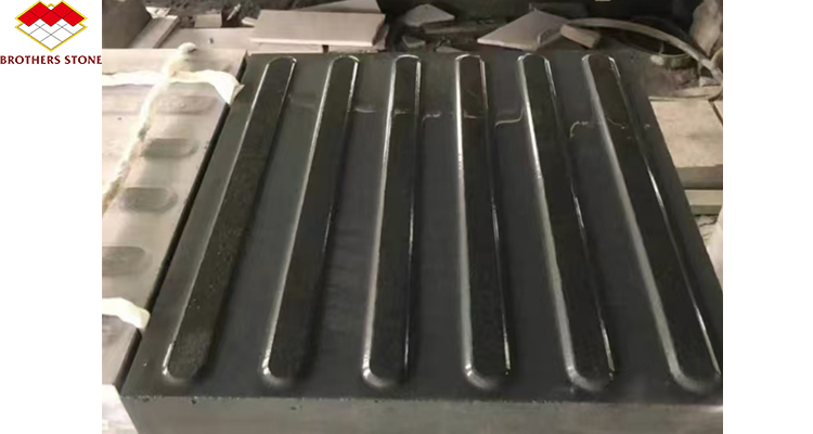 Pure Black Color Granite Slab Polished Surface Finishing Big Slab Form
