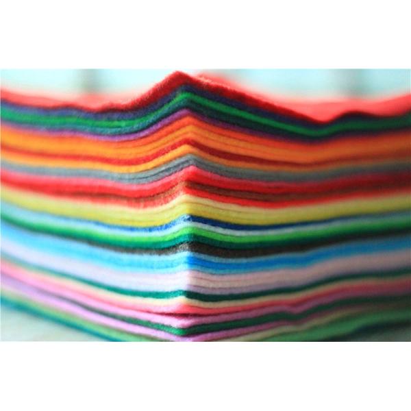 Custom Thickness Assorted Color Felt Fabric Sheets For Patchwork Sewing DIY Craft