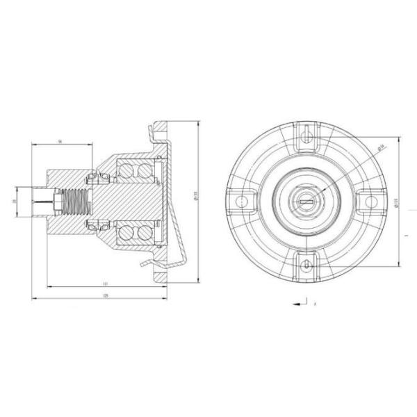 Agricultural Hub Unit 979539 for Seeding Discs