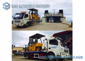 Wholesale White Cab DFAC 3 Ton Wrecker Tow Truck Flatbed Car Carrier Yellow Led Warning Lamp from china suppliers