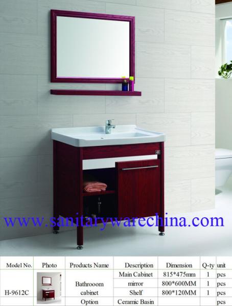 Modern Alunimun Bathroom Vanity/ aluminum alloy bathroom cabinet/Mirror Cabinet