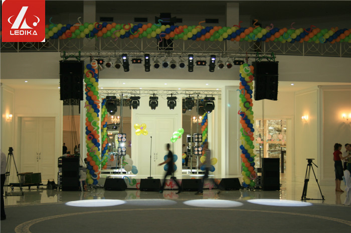 6082 T6 Aluminium Goal Post Led Screen / Background Cloth Stand Truss System TUV