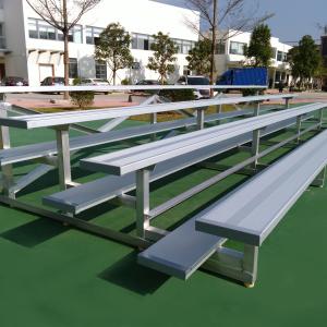 Wholesale Portable Metal Bleacher Seats , Aluminum Stadium Bleachers For Sports Field Audience from china suppliers