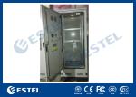 Custom 4 Shelves Outdoor Battery Cabinet Galvanized Steel 5% - 100% Relative