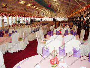 Wholesale 25*50m White Big PVC Party Tent Close to Riverside For Christmas from china suppliers