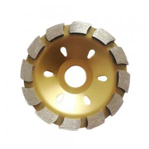 China High Single Row Type Diamond Cup Wheel Abrasive Tools for Floor Grinding A-Grade Grade on sale