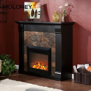 Wholesale 690mm Wall Mounted Electric Fireplace With Mantel Single / Mutil-Color from china suppliers