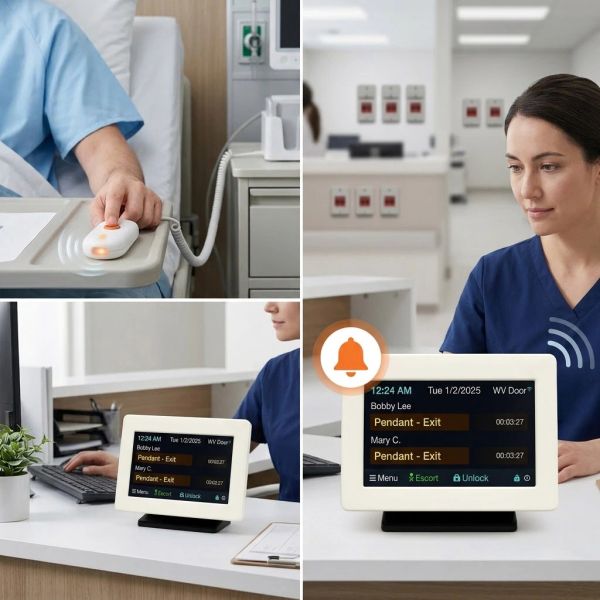 Android Hospital Bedside Tablet with POE and Multi-Point Touch Screen