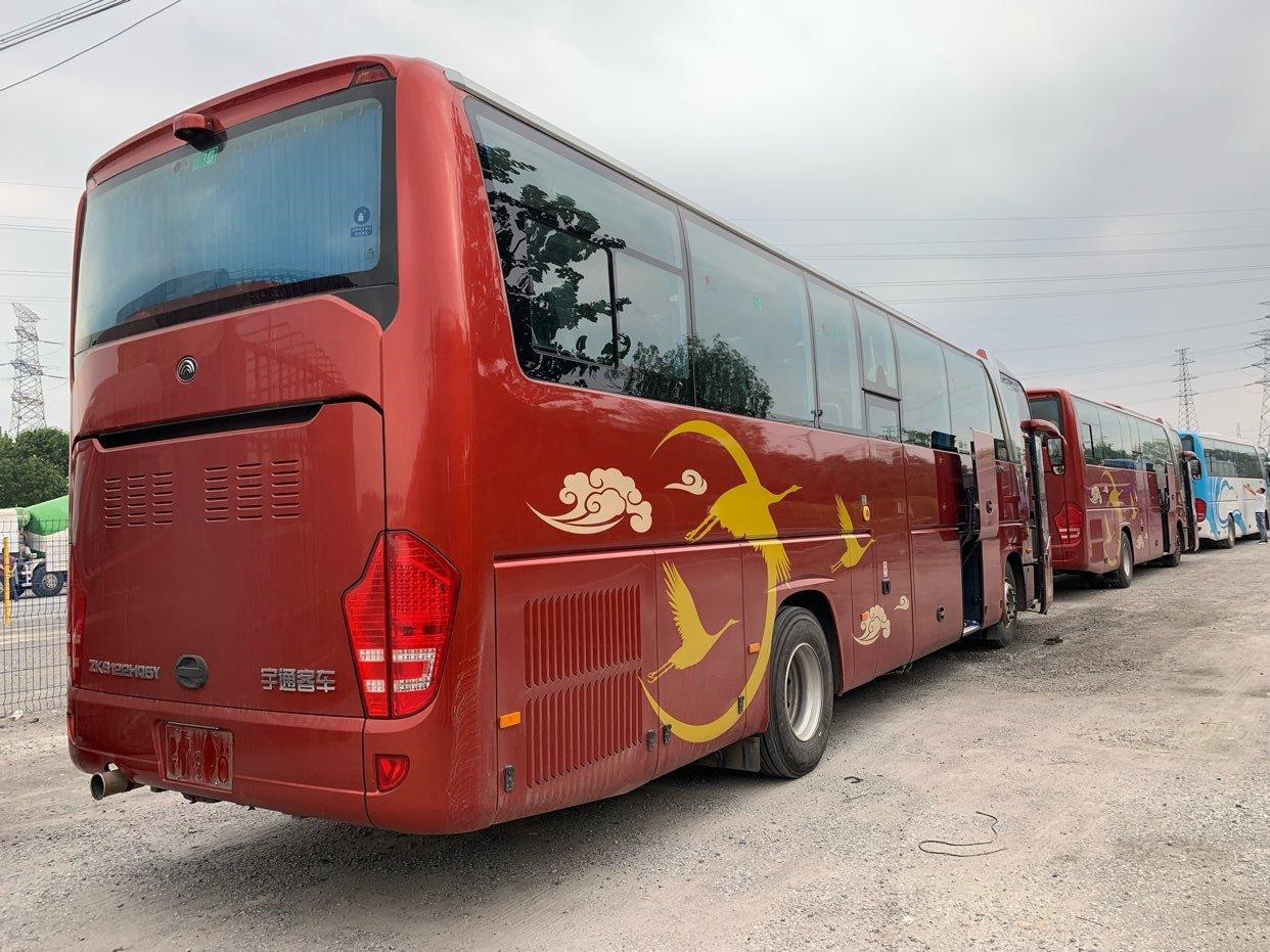 Used Yutong Bus ZK6122 50 Seats 2+2 Layout 2019 Airbag Chassis 243kw Rear Yuchai Engine